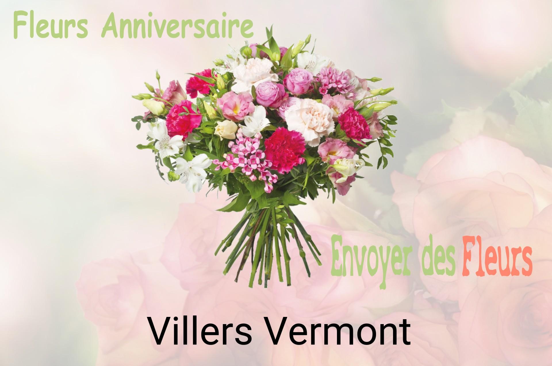 Bouquet de fleurs d’anniversaire livré à Villers-Vermont