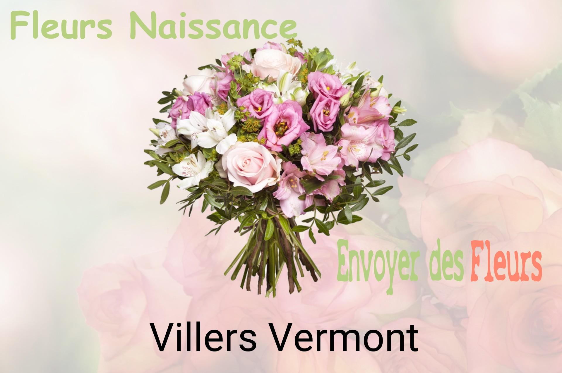 Bouquet de fleurs de naissance livré à Villers-Vermont